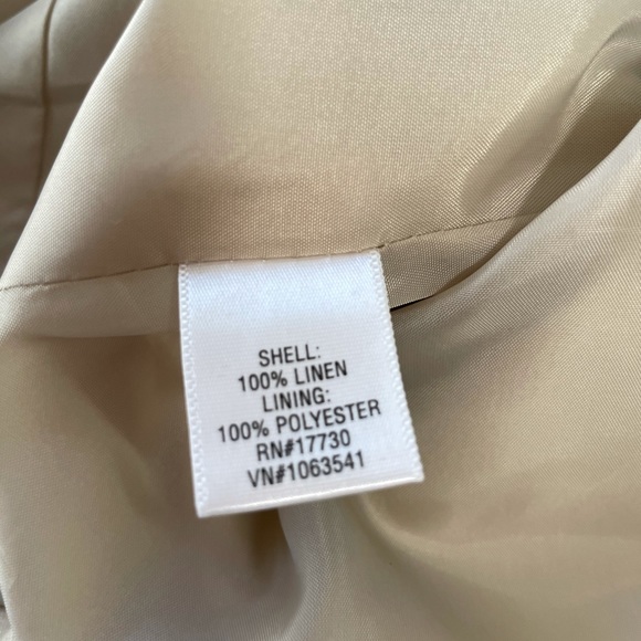 Merona Linen Tan Blazer - Picture 15 of 16